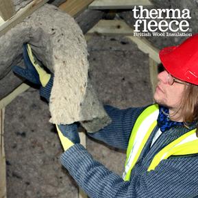 Sheep's Wool Insulation UltraWool by Thermafleece Slabs 90mm x 590mm - 8.50m<sup>2</sup>